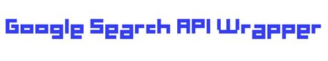 google search api wrapper.